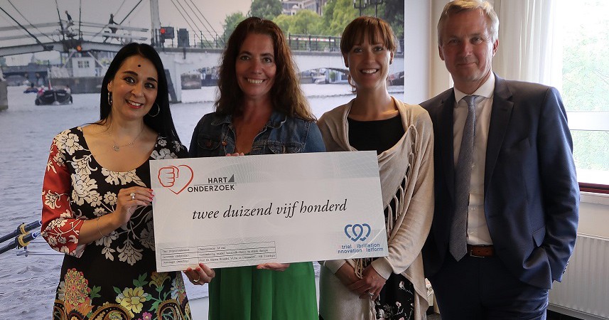 AFIP ontvangt donatie van hart4onderzoek